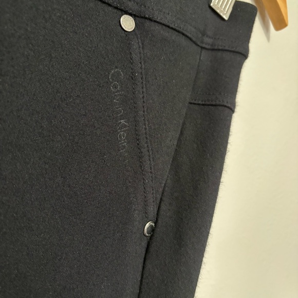 Calvin Klein Performance Black Bootcut Athletic Yoga Pants Leggings Size Medium - Picture 5 of 6